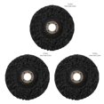 thumbnail image 1 of QualitChoice Sanding Wheel Polishing Paint Rust Grinding Inner Hole Tools for Angle Grinder Wood Metal Buffing Car Accessories #125 black 3Set, 1 of 6