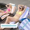 thumbnail image 4 of Elastic Beach Chair Towel Straps Secure Binding Bands For Sand Days At The Shore Stretch Silicone Towel Clips For Pool And Cruise Chairs, 4 of 5