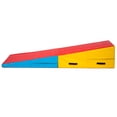 thumbnail image 2 of PRISP Tapis de Gym Pliant Incline - Tapis de Gymnastique et de Tumbling à Semelle Compensée 71 x 30 x 14 Po pour Enfants, 2 of 9