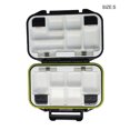 thumbnail image 2 of mmirethe Box Sealed Plastic Durable Reel Hooks Lure Baits Boxes Multifunctional Organizer Case BaitContainer Tools Equipment S Black, 2 of 8