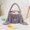Grey, variant on Dnogom Easter Bunny Long Ear Tote Basket, Plush Rabbit Handbag Decoration for Easter Eggs Hunts, Gift Storage & Festive Decor (9.8x9")