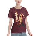 thumbnail image 2 of Women's Basic Short Sleeve T-Shirt One Piece Ace, 2 of 6
