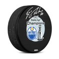 thumbnail image 1 of Esa Tikkanen Rondelle des Champions de la Coupe Stanley 1987 des Oilers d'Edmonton Signée, 1 of 2