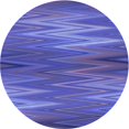 thumbnail image 1 of Ahgly Company Tapis d'Intérieur Ronds Transitionnels Bleus Lavables à la Machine, 8 Pieds Rond, 1 of 7