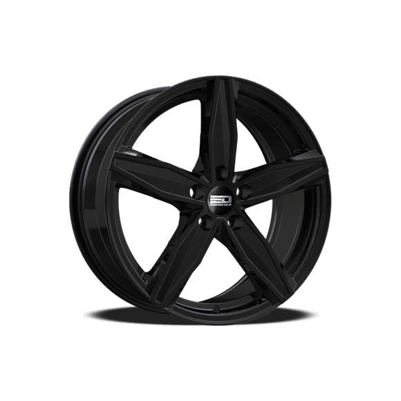 Set of four (4) Euro Design Berlin rims - 16x7 inches Gloss Black alloy wheels for 2018 - Present Honda Accord