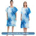 thumbnail image 3 of Poncho de Surf Serviette de Changement Peignoir avec Capuche Séchage Rapide Combinaison en Microfibre Bleu, 3 of 9
