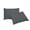Rose Gold, variant on Swift Home 6-Piece Satin Pillowcase Gift Set with Eye Mask and Scrunchies, Black