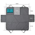 thumbnail image 2 of pitrice Dog Car Seat Cover Backseat Protector with Zip Flap Hammock Carrier Gray, 2 of 9