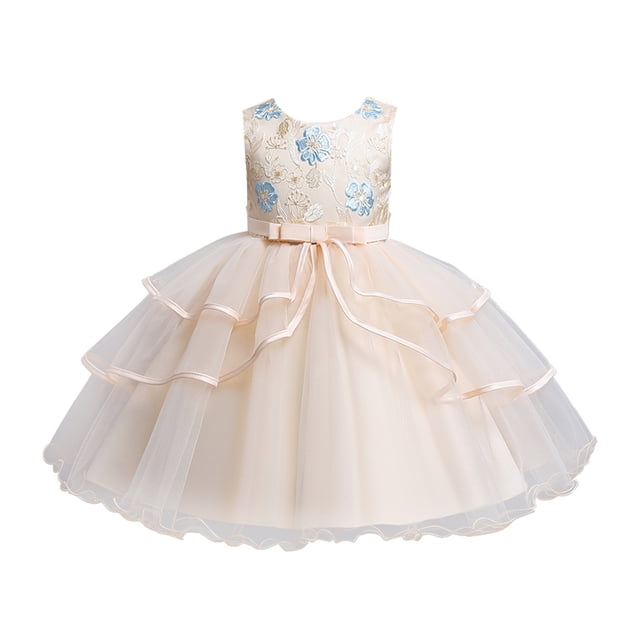 Robe de Princesse Sans Manches en Dentelle pour Fillette, Robe de Fête en Tulle, Vêtements de Cosplay