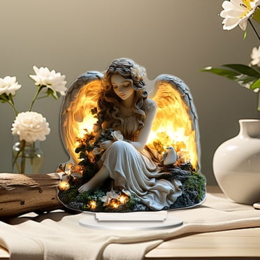Wzzjkit Home Decor, Angel Desktop Decoration Home Office Display Desktop Decoration, Home Decor Living Room