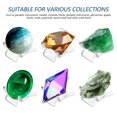 thumbnail image 2 of MIANGASTORE 20 Pcs Crystal Display Stands Clear Acrylic Display Stands Easel Holders for Rocks Mineral Agates Stones, 2 of 8