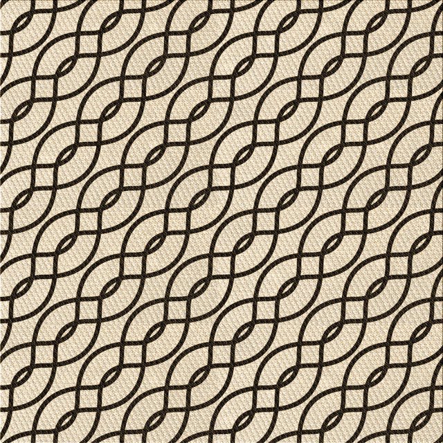 Ahgly Company Tapis d'Intérieur Lavable à la Machine, Carré, Transitionnel, Brun Café, Tapis de Zone, 8 Pieds Carré