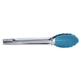 thumbnail image 2 of Mainstays 7" Stainless Steel Locking Mini Tongs with Silicone Tip, Navy, Grey, or Teal, 2 of 10