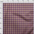 thumbnail image 3 of oneOone Polyester Spandex Purple Fabric Check Fabric For Sewing Printed Craft Fabric By The Yard 56 Inch Wide, 3 of 4