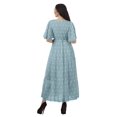 thumbnail image 3 of Moomaya Robes d'Été Imprimées à Manches Courtes pour Femmes, Tenue de Fête Décontractée, 3 of 4