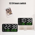 thumbnail image 4 of sdhkgrrt under $5 LED Digital Clock, Large Digital Alarm Clock,LED Display Clock with Temperature,Date Time Alarm Clock,Electric Battery Dual Power,Modern Bedroom Office Clock, 4 of 6