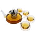 thumbnail image 1 of Teaology Infuso Borosilicate Infusion Teapot and Glass Set, 1 of 2