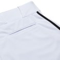 thumbnail image 4 of CHAMPRO Men's Triple Crown 2.0 Open Bottom Baseball Pants with Braid White, Black, 4 of 6