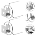 thumbnail image 4 of KAKOWELY 2 Pcs Fourchettes à Viande en Acier Inoxydable pour Rôtissoire, Fourchettes de Gril BBQ Tiges de Broche de Rôtissoire Fourchettes à Viande Robustes pour Rôtissoire de Poulet Extérieure Accessoires de Cuisson et de Grillade,2.8x"X1.81"X1.81 Pouces, 4 of 5