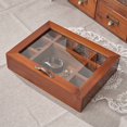 thumbnail image 3 of TopLLC Christmas Ornament Wooden Jewellery Box Classic Wooden Jewellery Box Jewellery Storage Box Jewellery Box Tray Mums Gift Day Gift Wooden Jewellery Boxes, 3 of 5