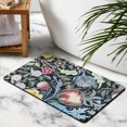 thumbnail image 2 of 20x32 Inch Distressed Floral Rug - Green, Modern, Washable, Non-Slip Area Rug for Entryway, Bedroom, Bathroom, Laundry Room - Small Accent Carpet, 2 of 5