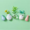 thumbnail image 2 of Clearance! Vase Magnets Ceramic Vase Refrigerator Magnets 3D Ceramic Flower Vase Cute Plant Vase Fridge Magnets Kitchen Decoration, 2 of 9