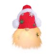 thumbnail image 2 of Birdeem Christmas Gift Luminous Music Knitted Hat Figure Christmas Decorations, 2 of 2
