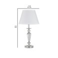 thumbnail image 5 of Benzara BM240935 Lampe de Table en Cristal Tubulaire & 44; Clair, 5 of 5