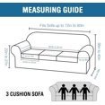 thumbnail image 2 of Modern Velvet Plush 4 Piece High Stretch Sofa Slipcover Furniture Protector Form Fit Luxury Thick Sofa Cover, Machine Washable, 2 of 6
