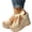 Beige, variant on Pisexur Womens Wedge Platform Slingback Open Toe Summer Comfy High Heel Beach Sandals, Fashion Women Heeled Sandals Shoes for Travelling Pool Party Outdoor