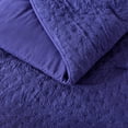 thumbnail image 4 of JML 2 Pieces Navy Twin Comforter Set, Soft Microfiber Bedding Set With 1 Comforter and 1 Pillow Case Suit for All Seasons, 4 of 8