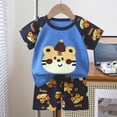 thumbnail image 1 of LSLJS Baby Summer Cute Printed Round Neck Short Sleeve Shorts Set Summer Clothes Kids Clothing Trendy 2024, 1 of 3