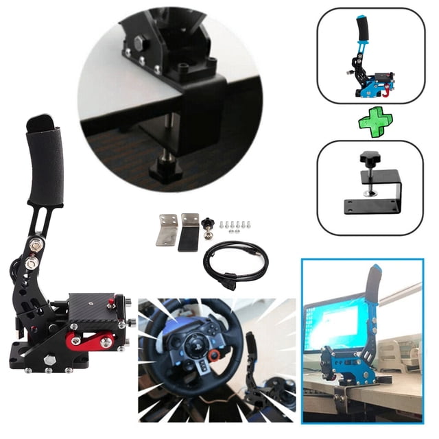 Kits de Freins à Main 14 Bits PS4/PS5 USB3.0 pour Jeux de Course Support de Volant G29