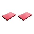 thumbnail image 3 of crativent Étui Porte-Cartes 24TF en Aluminium, Boîtier de Rangement pour Cartes Mémoire, Rouge, Ensemble de 2, 3 of 6