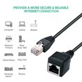 thumbnail image 4 of Ethernet Extension Cable - iGreely 2Pack Ethernet LAN Male to Female Network Cable RJ45 Cat6 Extension Patch Cable Extender Cord 1FT/30CM, 4 of 6