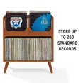 thumbnail image 4 of Crosley Furniture Asheville Support de Rangement pour Disques Vinyles Moyen en Noyer, 4 of 15