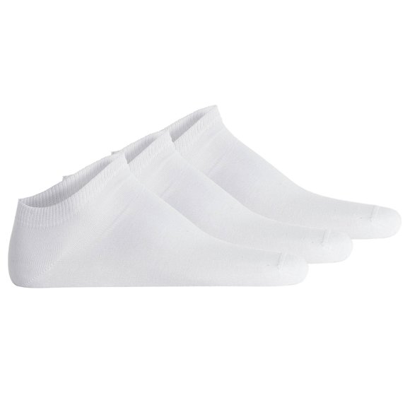 Hudson Chaussettes de Sport Unisexes, Lot de 3 - Simply, Chaussettes Courtes, Couleur Unie Blanc 35-38 (UK 3-5)
