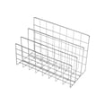 thumbnail image 2 of Nordic Metal Wire File Holder,3 Compartment Desktop Book Organizer,Minimalist Iron Magazine Rack for Office Desk Document Notebook Book Home Tabletop Storage, 2 of 6