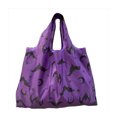 thumbnail image 1 of Sac à Main Grande Capacité Motif Chauves-Souris Violet Léger Pliable Sac de Magasinage, 1 of 6