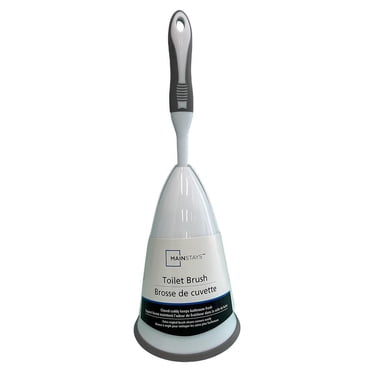 Mainstays Brosse et support de cuvette de toilette pour toilettes de salle de bain
