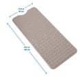 thumbnail image 5 of Mainstays Oversized PVC Tub Mat for Inside Bathtub or Shower, 39.5" x 15.8", Taupe, 5 of 5