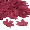thumbnail image 1 of Unique Bargains Artificial Leaves Fall Maple Autumn Fake Leaf Decoration, Coffee Yellow 300 Pack, 1 of 5