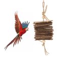 thumbnail image 4 of 5pcs Bird  Toys, Parrots Cage Chew Toy Safe Cardboard Blocks Beads For Macaws African Grey And  Parrots, 4 of 8