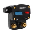 thumbnail image 1 of Audio Fuse Breaker Inverter, Heavy Duty Manual Reset Car Stereo Fuse Holder Wear Resistant Pressure Resistant  For Audio Stereo System 100A, 1 of 8