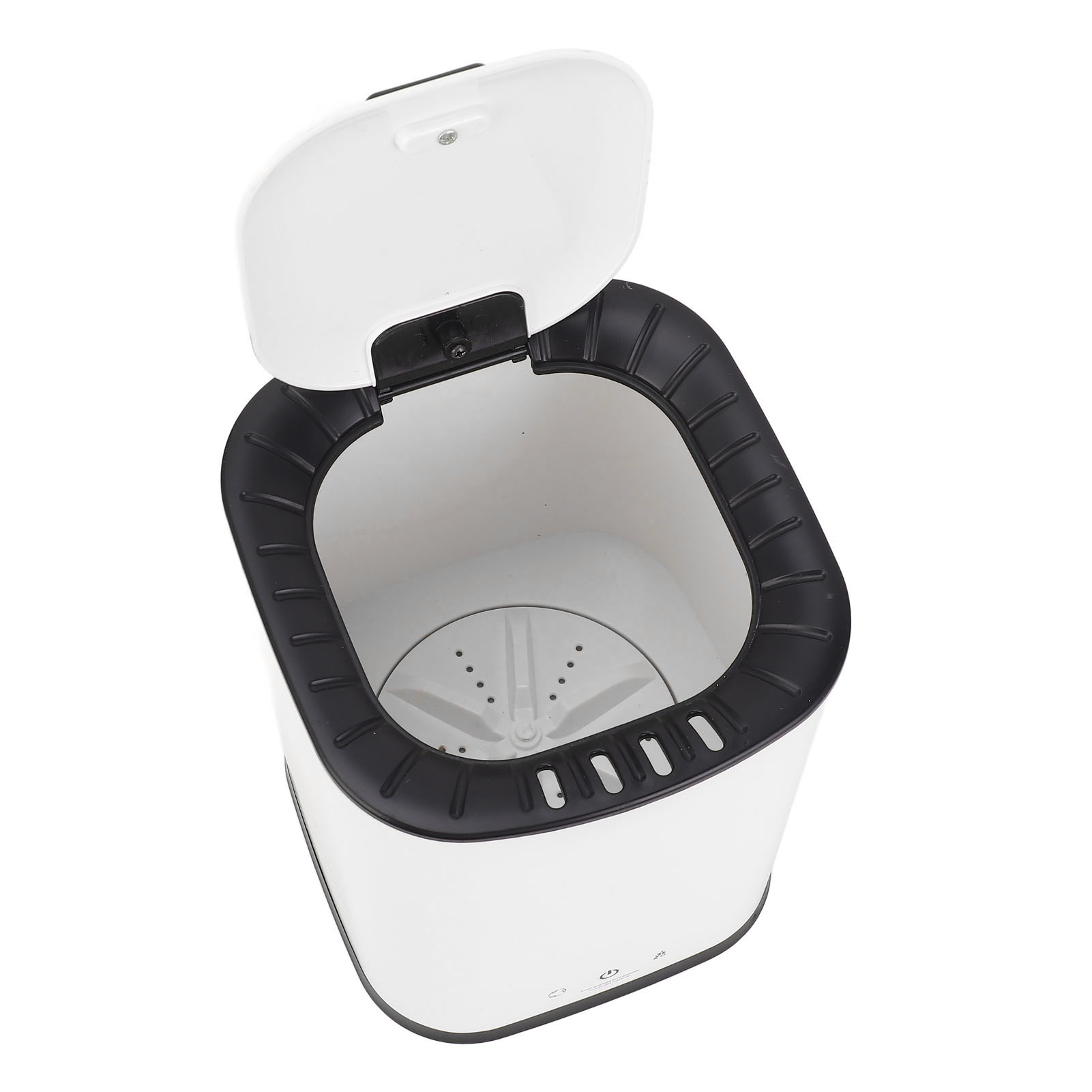 Portable Washing Machine LED Display Automatic Efficient Cleaning Quiet Mini Washer for Sock Underwear, Simple to Use, Built in Rollers Portable Washer for Camping, Dorm