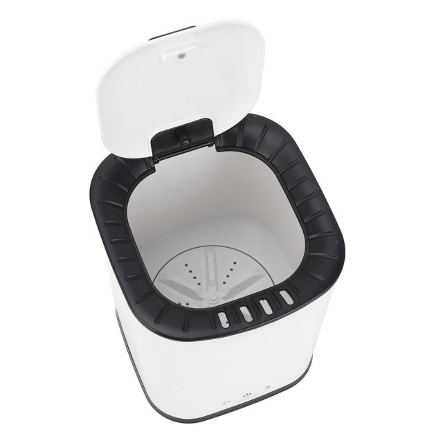 Portable Washing Machine LED Display Automatic Efficient Cleaning Quiet Mini Washer for Sock Underwear, Simple to Use, Built in Rollers Portable Washer for Camping, Dorm
