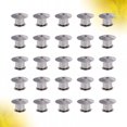 thumbnail image 2 of 25 Pcs Broches Plaques Métalliques Verrouillables à Épingles, Badges, Accessoires (Argent), 2 of 7