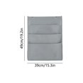 thumbnail image 2 of Eoozwa Wall Mounted File Organizer Non Woven Fabric Storage Bag Portable for Home Office Document Organization, 2 of 6