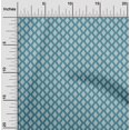 thumbnail image 2 of oneOone Cotton Poplin Medium Blue Fabric Geometric Sewing Craft Projects Fabric Prints By Yard 42 Inch Wide, 2 of 5