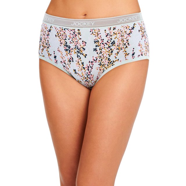 Jockey Women's Worry Free Microfiber Moderate Absorbency Brief